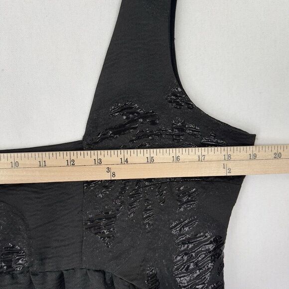 Maeve Black Floral Mini Dress - Picture 13 of 15